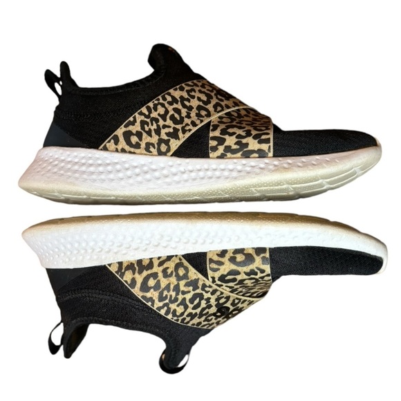 Adidas Puremotion Adapt Black Slip on Sneakers Chetah X Strap Size 6.5 - Picture 9 of 11
